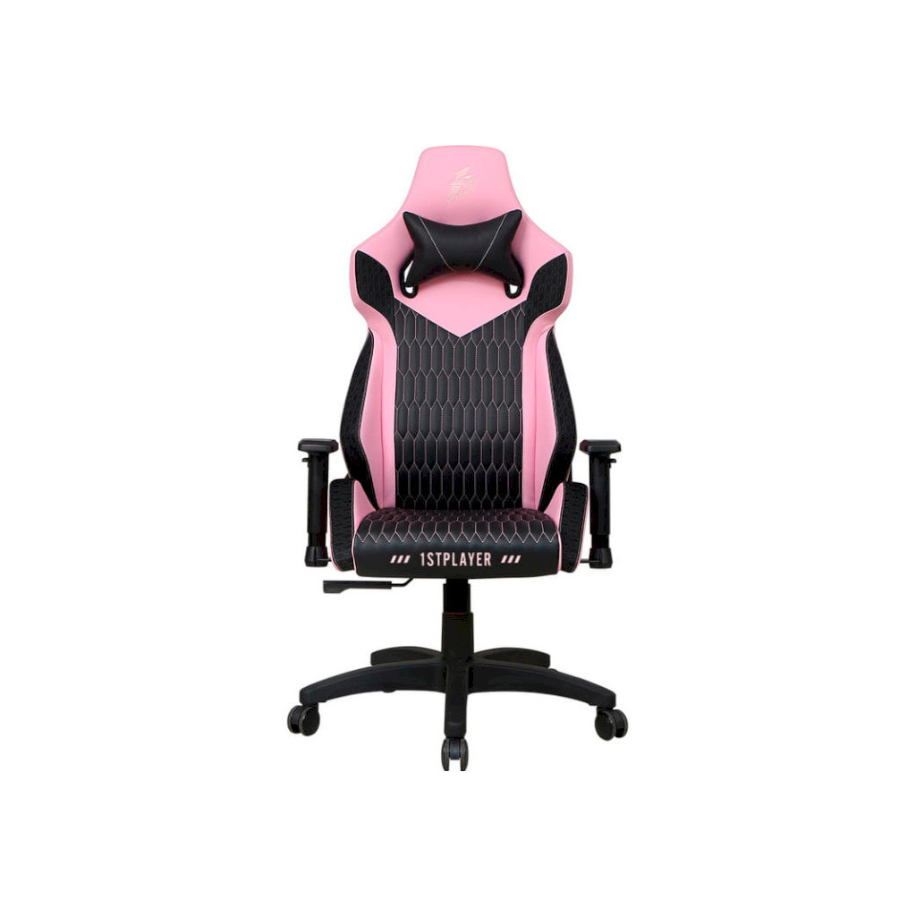 Крісло ігрове 1stPlayer WIN101 Black-Pink - зображення 1