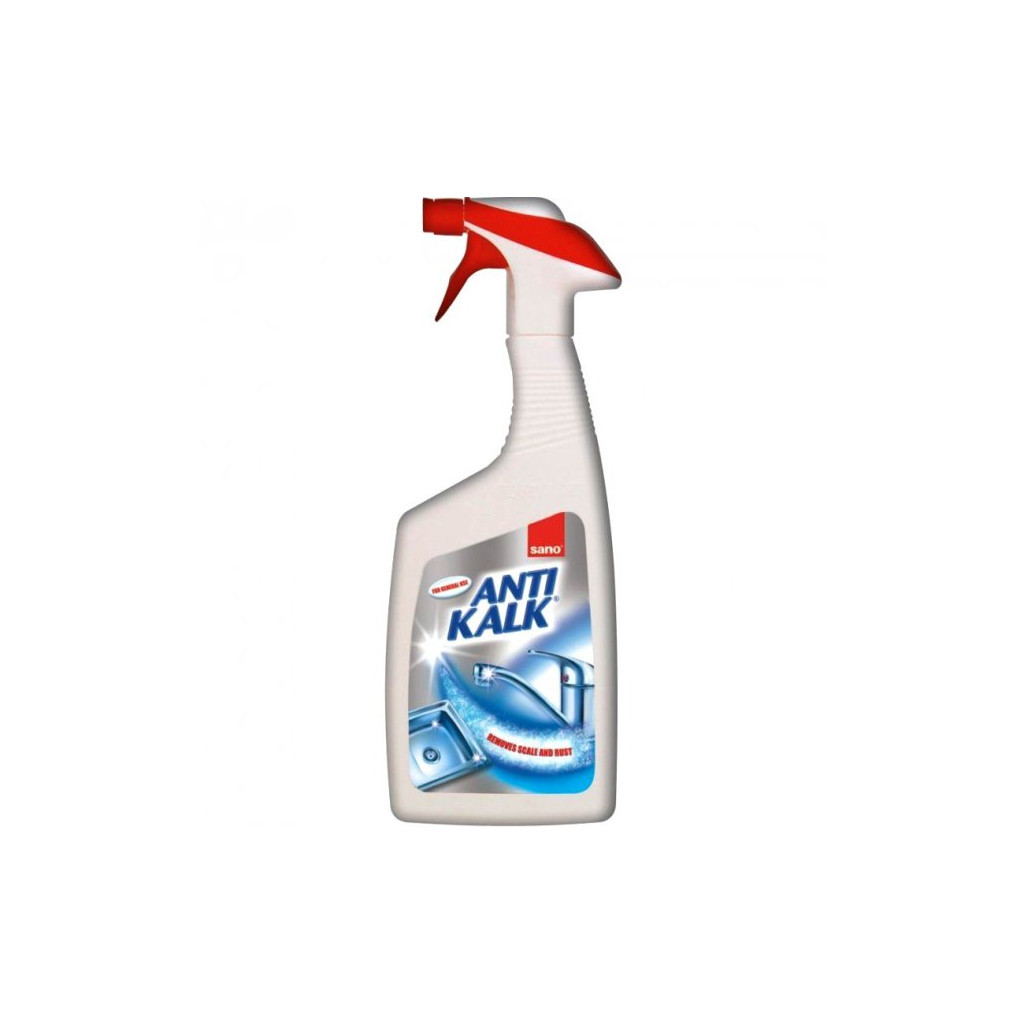 Спрей для чищення ванн Sano Anti Kalk Rust для видалення вапняного нальоту 1 л (7290000293943) - зображення 1