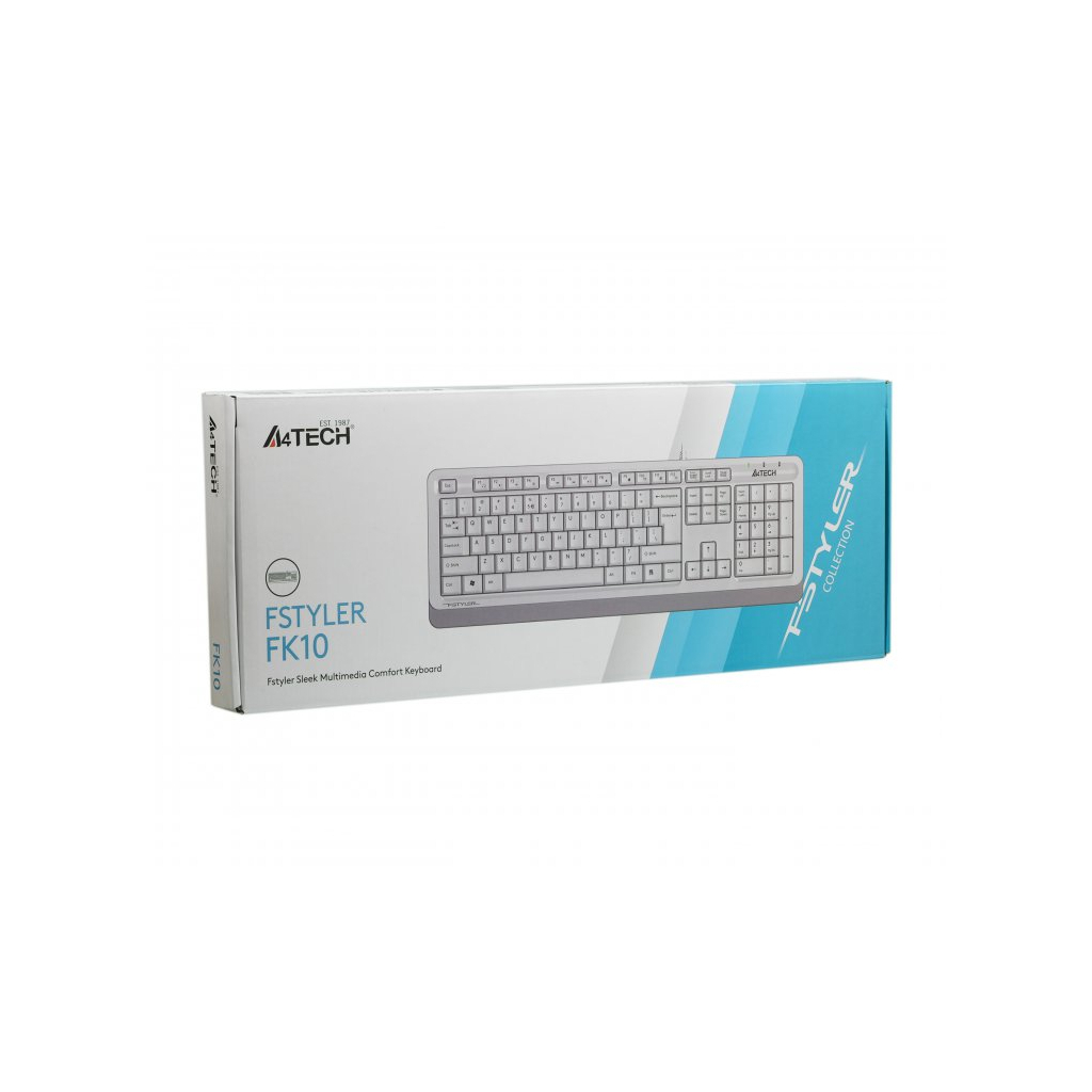 Клавіатура A4Tech FK10 White - зображення 7