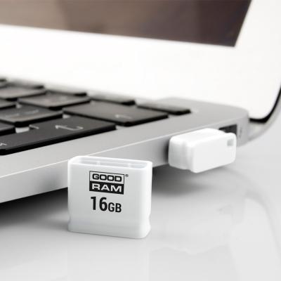 USB флеш накопичувач Goodram 16GB Piccolo White USB 2.0 (UPI2-0160W0R11) - зображення 2