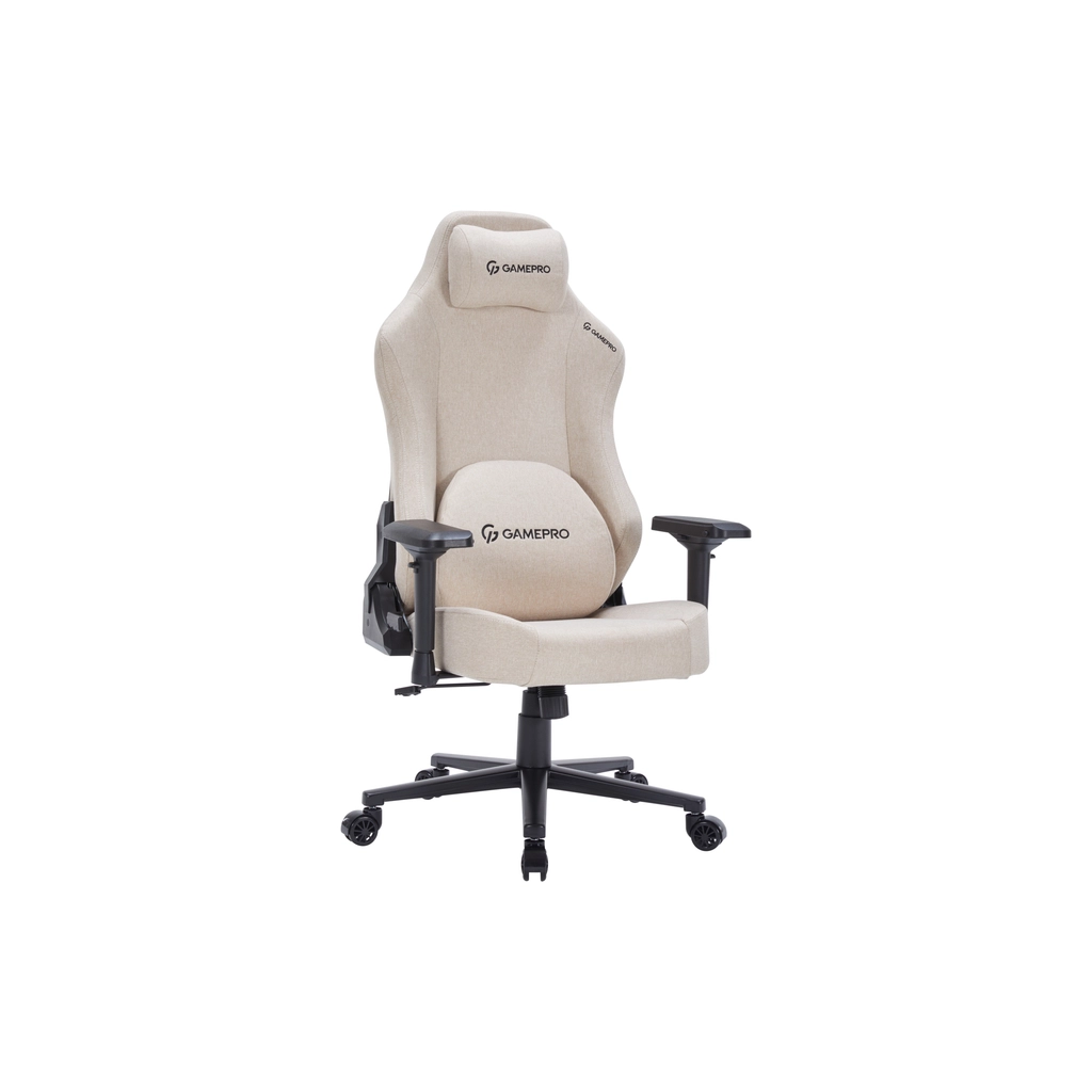 Крісло ігрове GamePro FGC750G Size L Fabric Beige (FGC750G) - зображення 1