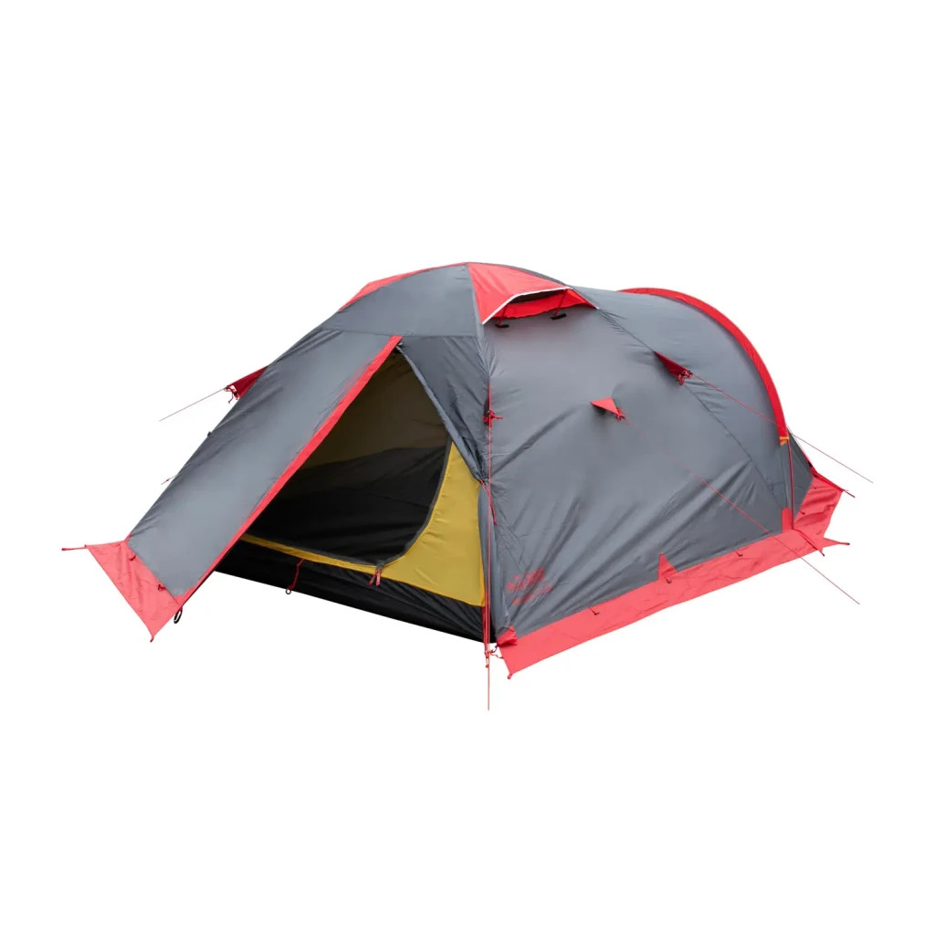 Намет Tramp Mountain 3 V2 Grey/Red (TRT-023) - зображення 9