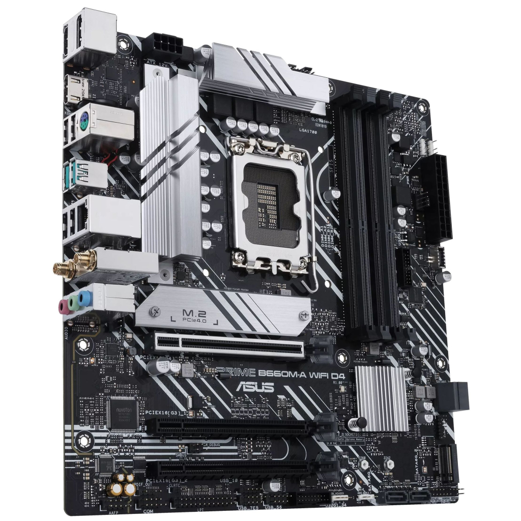 Материнська плата ASUS PRIME B660M-A WIFI D4 - зображення 3