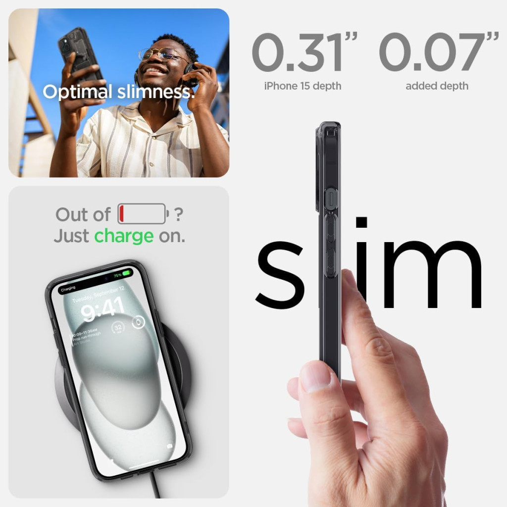 Чохол до мобільного телефона Spigen Apple iPhone 15 Ultra Hybrid MagFit Zero One (ACS06806) - изображение 9