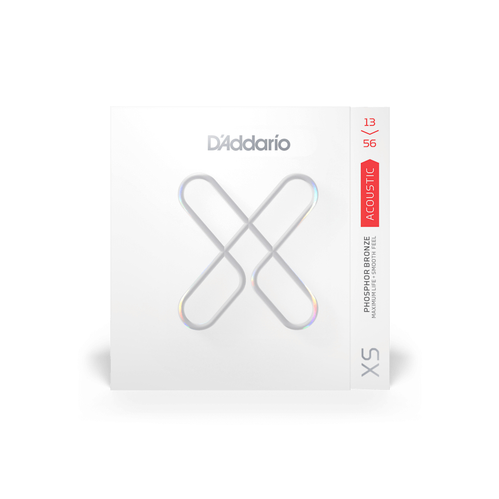 Струни для гітари D'Addario XS Phosphor Bronze Medium (13-56) (XSAPB1356) - зображення 1