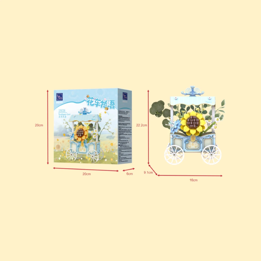 Конструктор Pantasy Original - Flower Cart Візок із соняшниками (15026) - зображення 4
