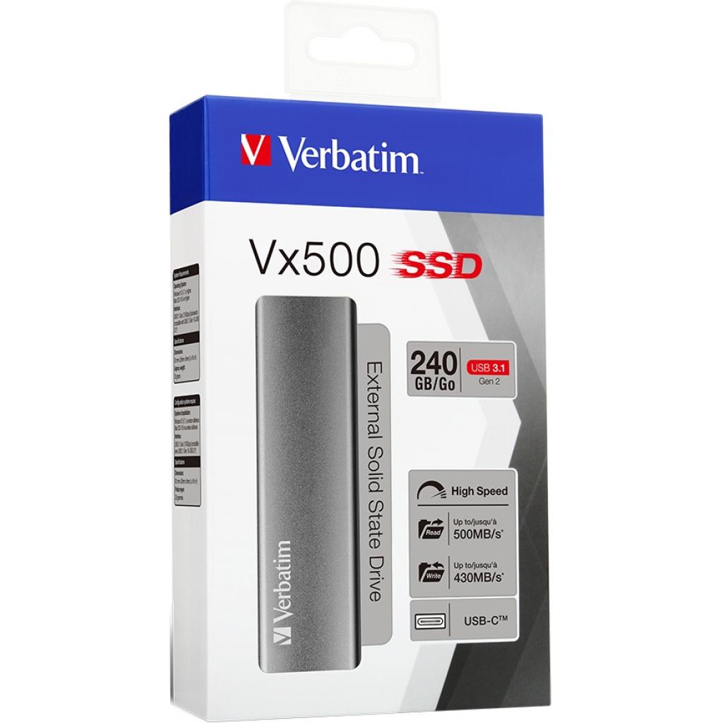 Накопичувач SSD USB 3.1 240GB Verbatim (047442) - зображення 4