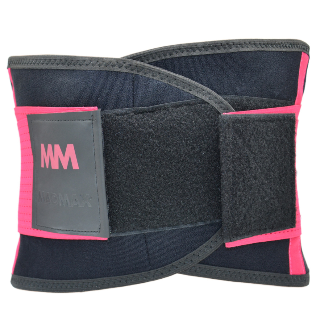 Пояс компресійний MadMax MFA-277 Slimming belt Black/rubine red L (MFA-277-RED_L) - изображение 4
