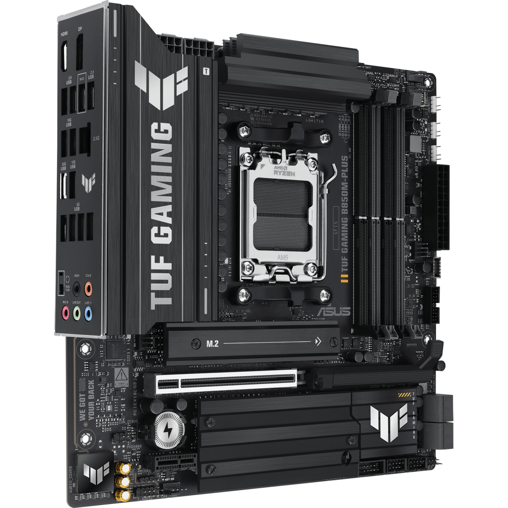 Материнська плата ASUS TUF GAMING B850M-PLUS - зображення 2