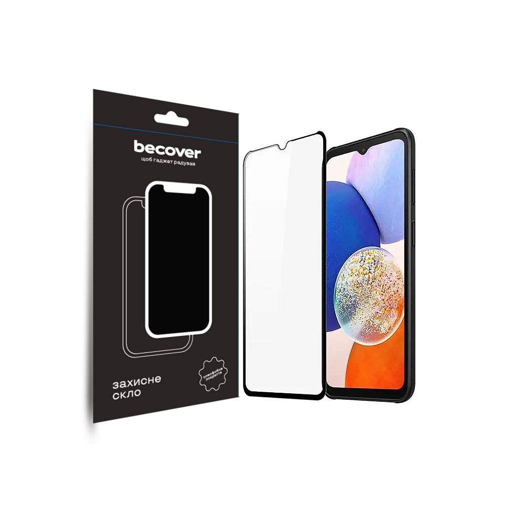 Скло захисне BeCover Samsung Galaxy A14 4G SM-A145/A14 5G SM-A146 Black (708953) - зображення 1