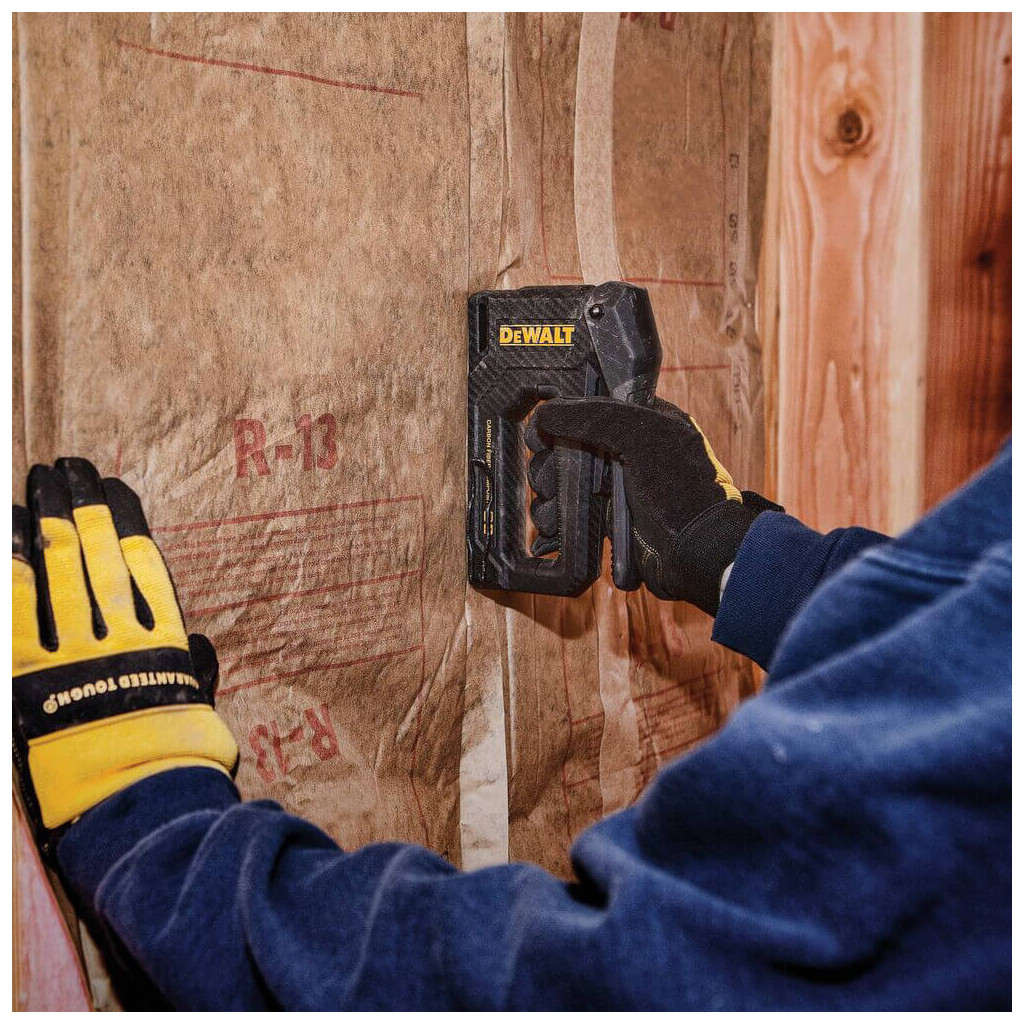 Степлер будівельний DeWALT CARBON FIBRE для скоб типу "G" 6-14мм, цвяхів типу "J" 12, 15мм. (DWHT80276-0) - зображення 7