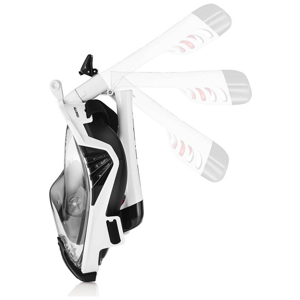 Маска для плавання Aqua Speed Drift 7087 чорний, білий 249-57 S/M (5908217670878) - зображення 2