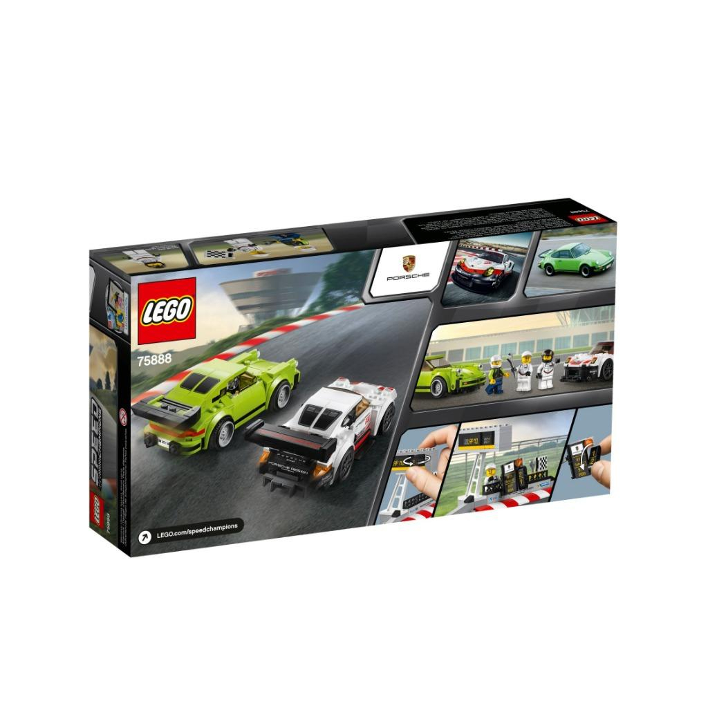 Конструктор LEGO Speed Champions Porsche 911 RSR та 911 Turbo 3.0 391 деталь (75888) - зображення 8