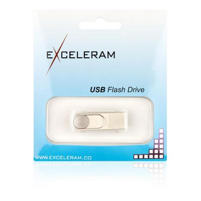 USB флеш накопичувач eXceleram 64GB U5 Series Silver USB 2.0 (EXP2U2U5S64) - зображення 6