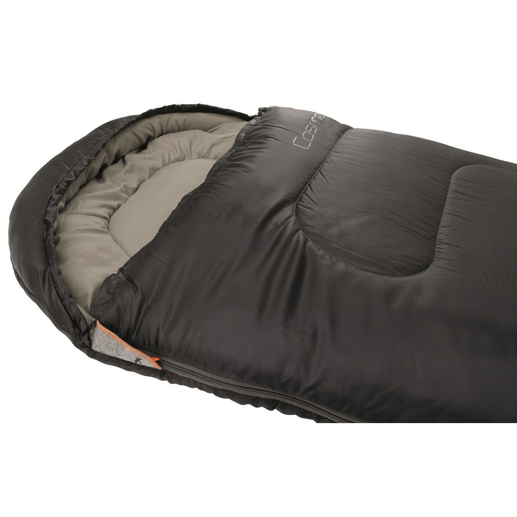 Спальний мішок Easy Camp Cosmos/+8°C Black (Right) (928487) - зображення 2