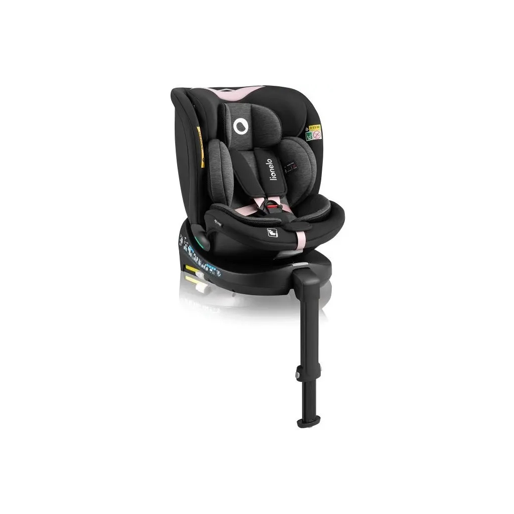 Автокрісло Lionelo Navy I-Size Black Pink (LO-NAVY I-SIZE BLACK PINK) - зображення 4