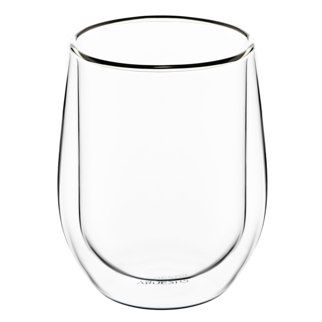 Набір склянок Ardesto з подвійними стінками BR 250 мл 2 шт прозорий (AR2625BR) - зображення 1