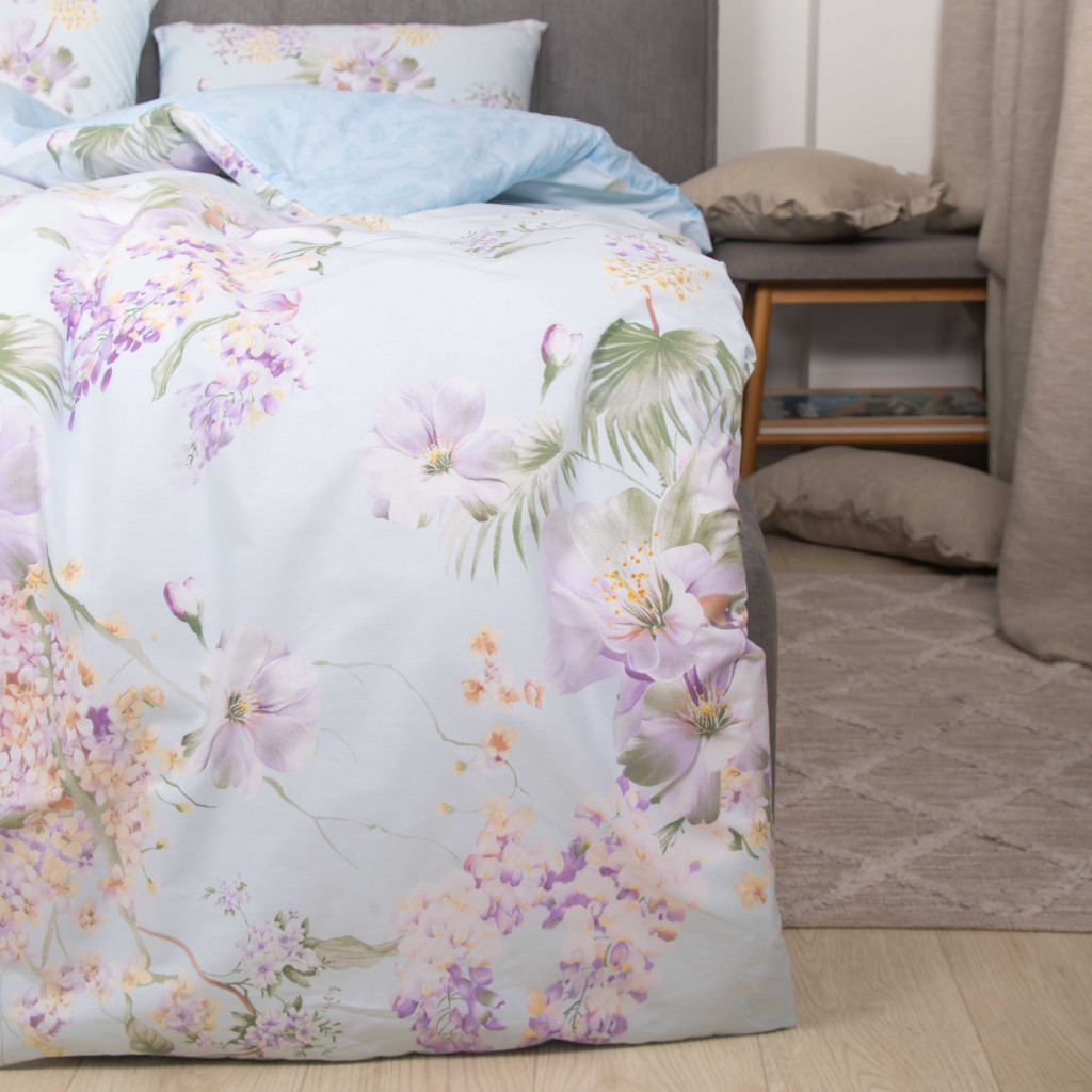 Постільна білизна Isleep 22187 ранфорс полуторна (22187_pl_isleep) - зображення 9