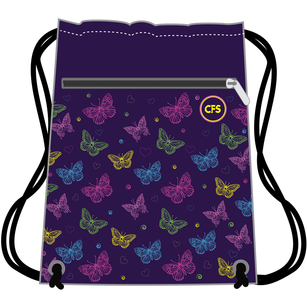 Сумка для взуття Cool For School Harmony на два відділення з блискавкою (CF85763) - зображення 1