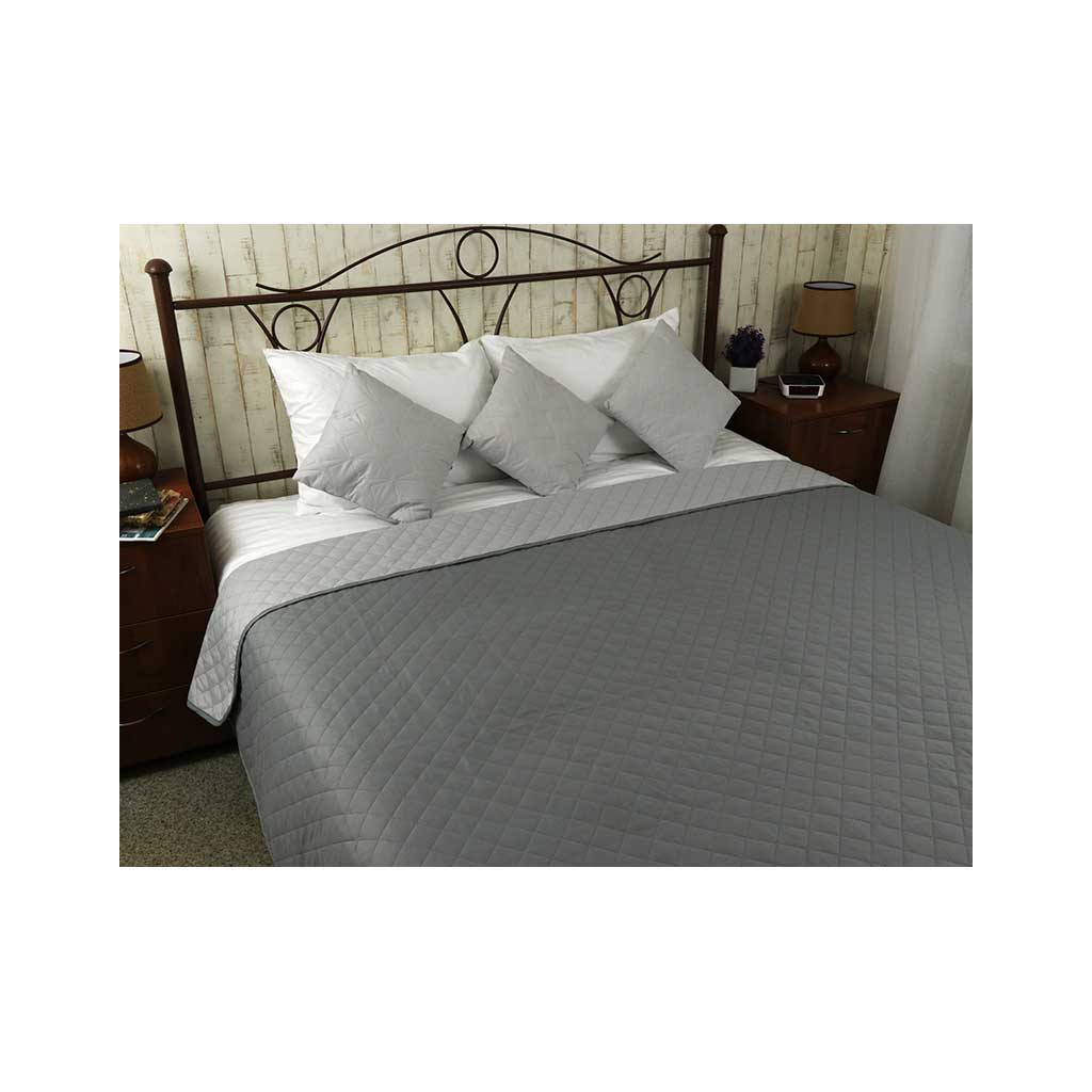 Покривало Руно двостороннє декоративне Grey 150х212 см (360.52У_Grey) - зображення 1