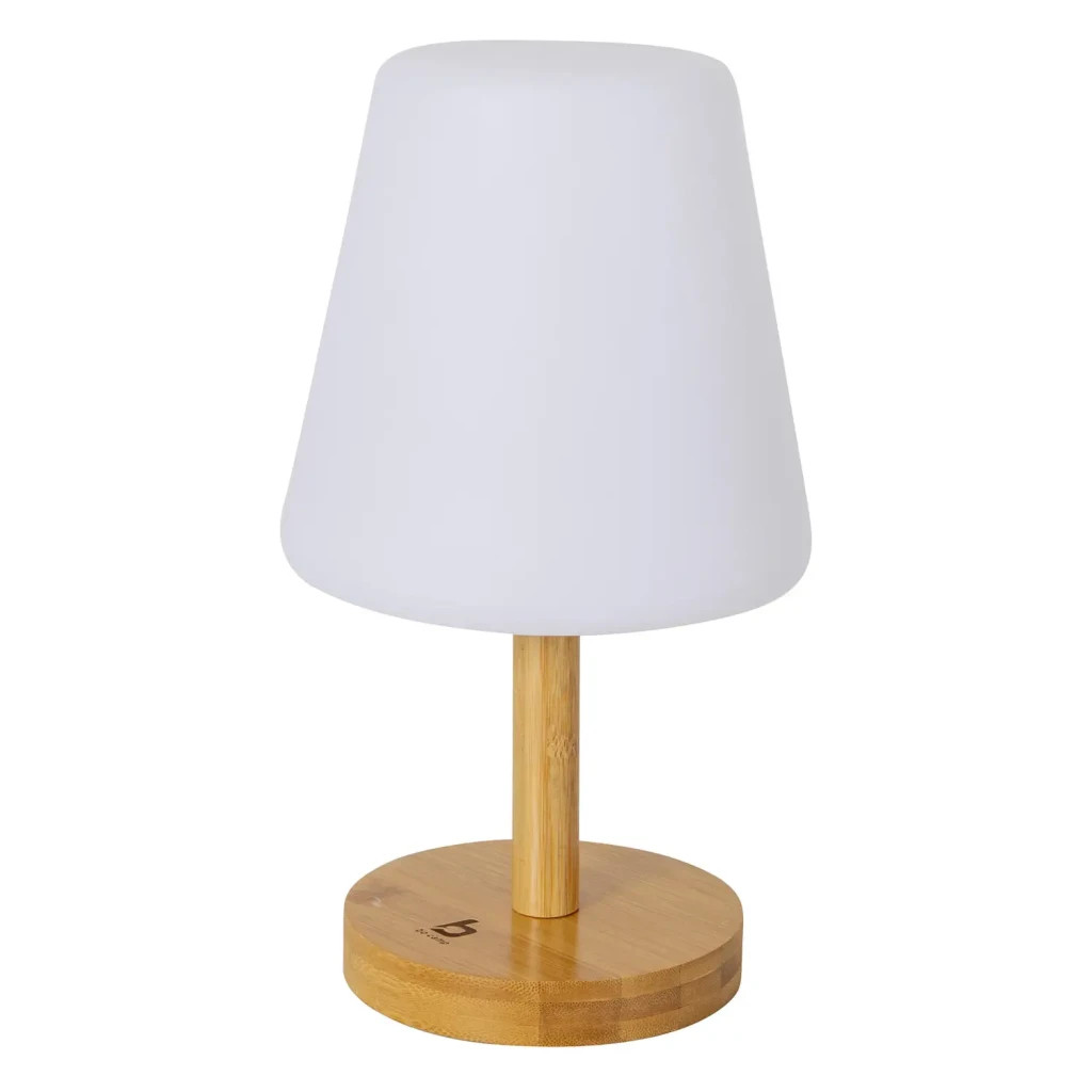 Ліхтар Bo-Camp Cambridge Rechargeable 200 Lumen Bamboo/White (5818792) - зображення 2