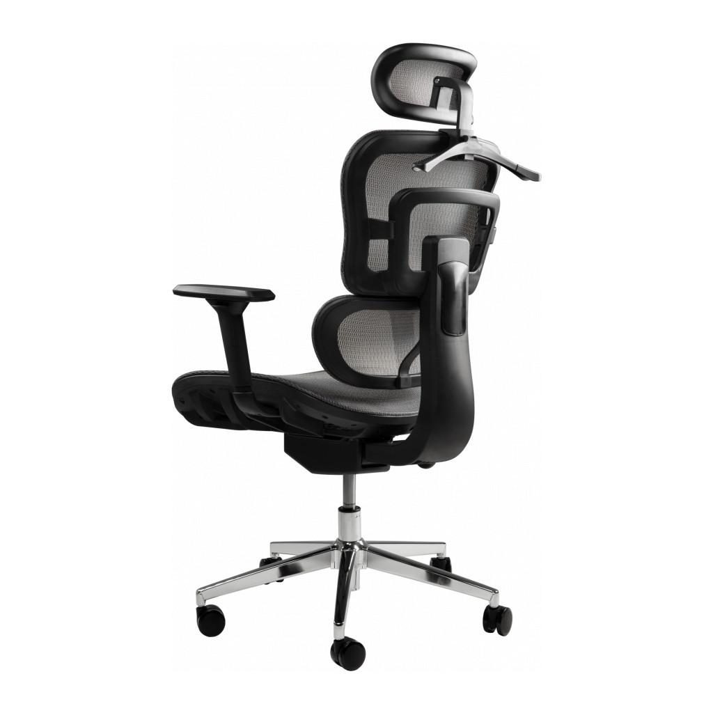 Офісне крісло GT Racer B-517M Gray - зображення 5