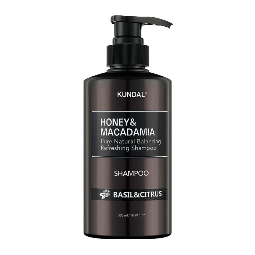 Шампунь Kundal Honey & Macadamia Nature Shampoo Basil & Citrus 500 мл (8809568745703) - зображення 1
