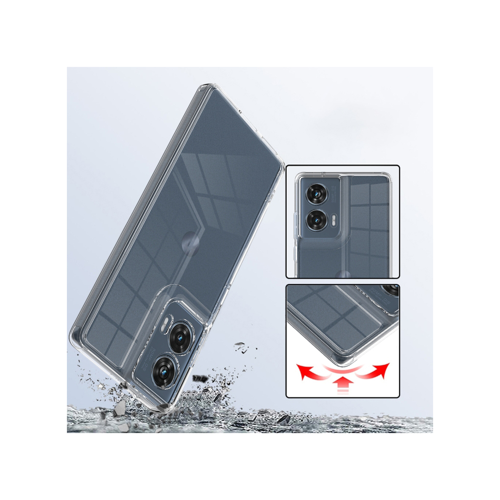 Чохол до мобільного телефона BeCover Motorola Edge 50 Fusion Transparancy (712743) - зображення 3