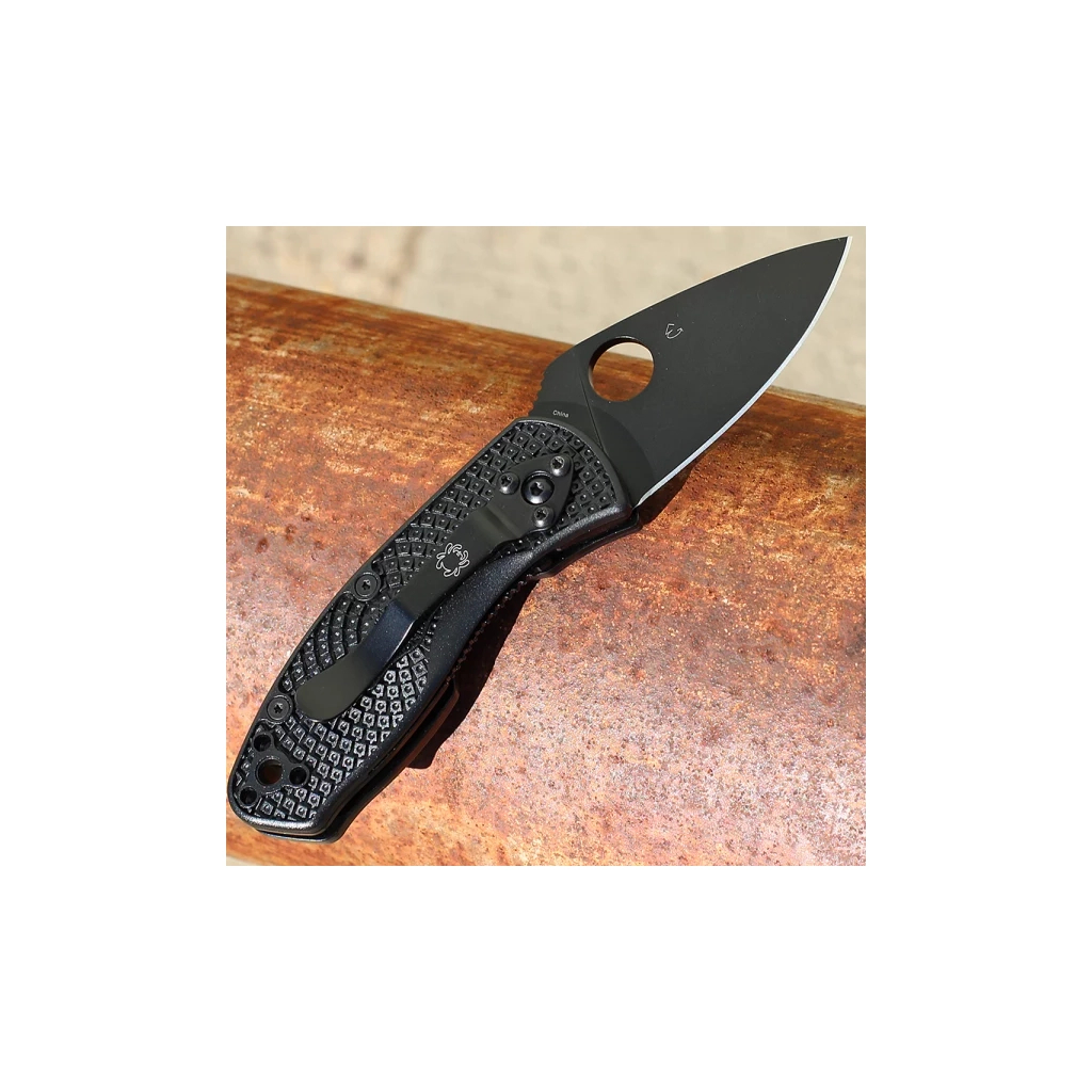 Ніж Spyderco Ambitious Lightweight BB Black (C148PBBK) - зображення 11