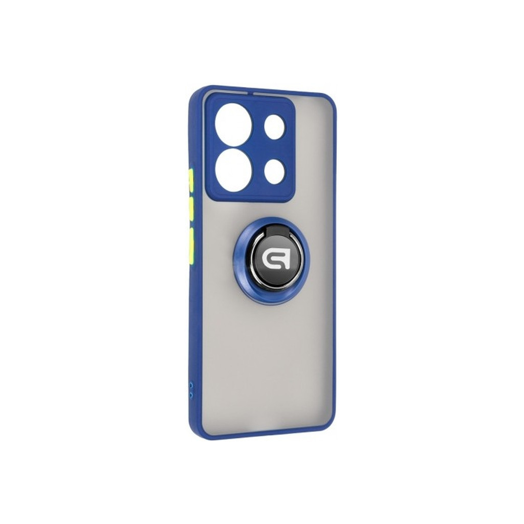Чохол до мобільного телефона Armorstandart Frosted Matte Ring Xiaomi Redmi Note 13 Pro 5G / Poco X6 5G Navy Blue (ARM72726) - зображення 1