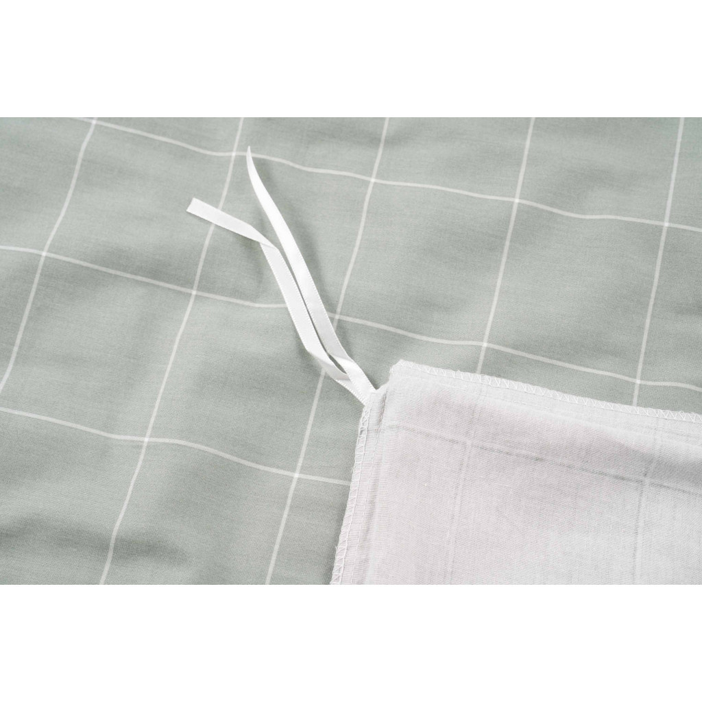 Постільна білизна Ardesto Gloria сатин зелений євро 200х220 (ART2022LG) - зображення 11