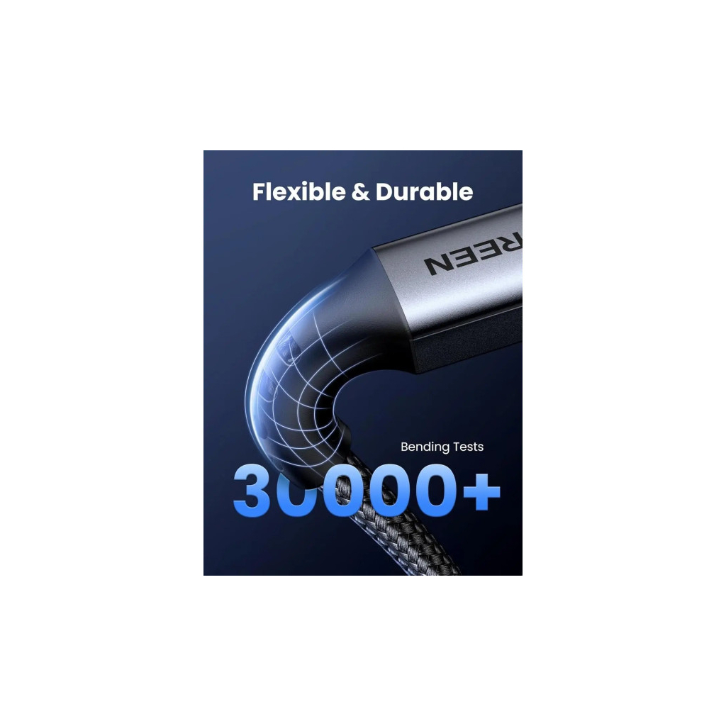 Дата кабель USB-C to USB-C 1.0m 60W US567 black UGREEN (15373) - зображення 3