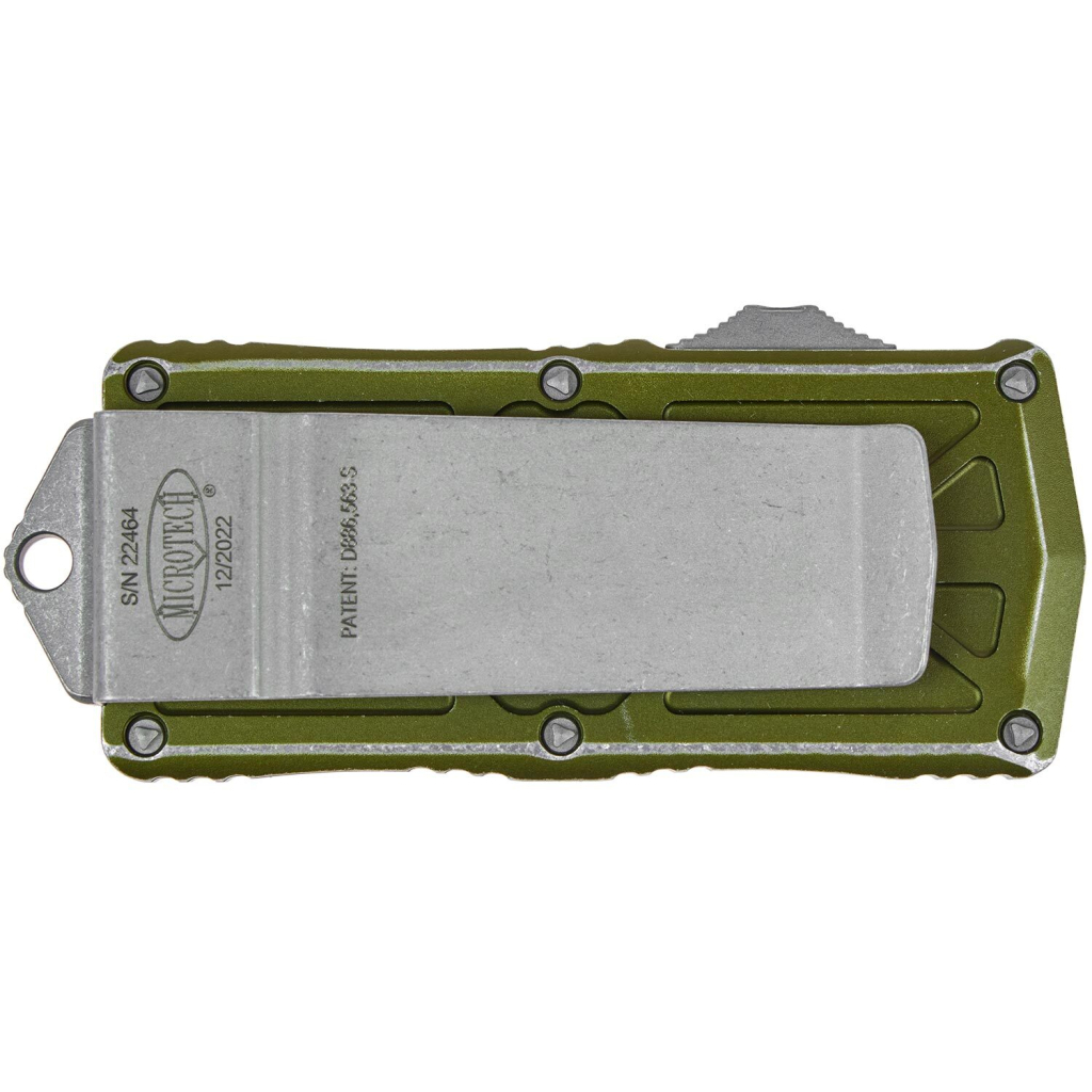 Ніж Microtech Exocet Double Edge Stonewash Distressed OD Green (157-10DOD) - изображение 4