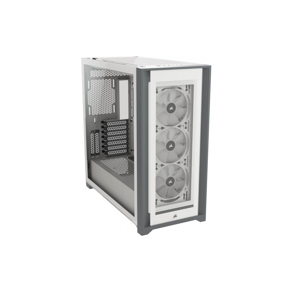 Корпус Corsair iCUE 5000X RGB Tempered Glass White (CC-9011213-WW) - зображення 2