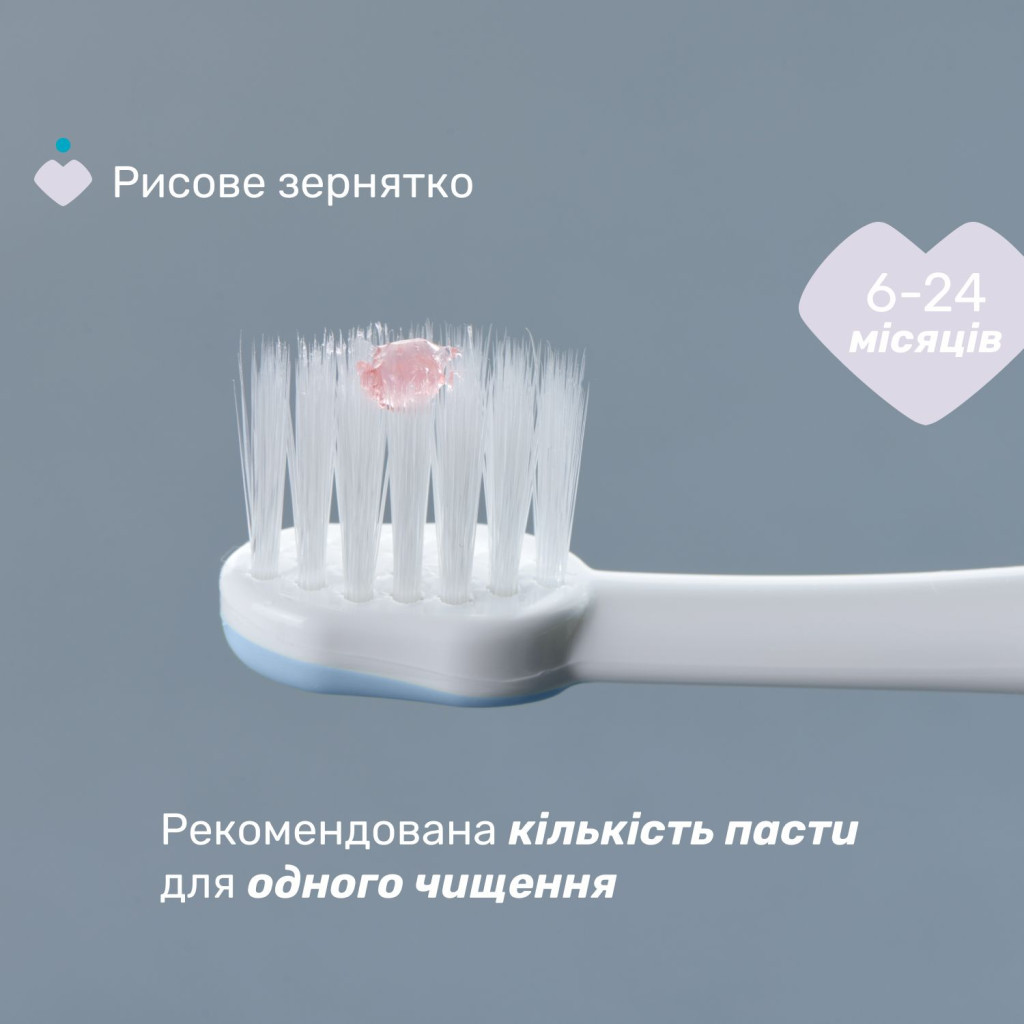 Дитяча зубна щітка Chicco для перших зубів, 6-36 міс. блакитна (8058664174690) (12081.11) - изображение 4