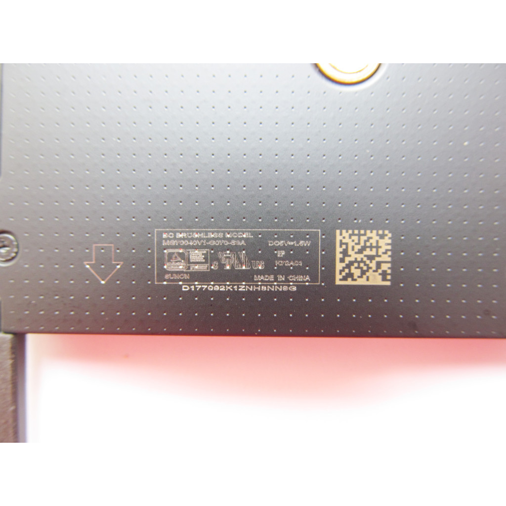 Вентилятор ноутбука Apple Macbook Pro A1706 (MG70040V1-C070-S9A), DC (5V, 0.3A), 5pin (A48393) - зображення 3