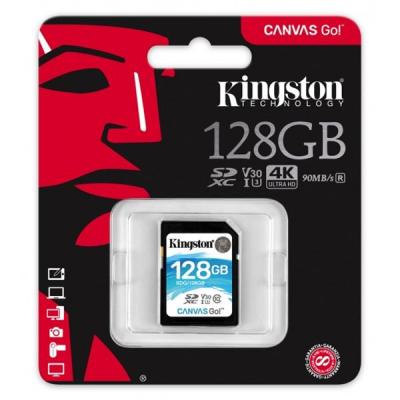 Карта пам'яті Kingston 128GB SDXC class 10 UHS-I U3 (SDG/128GB) - зображення 3