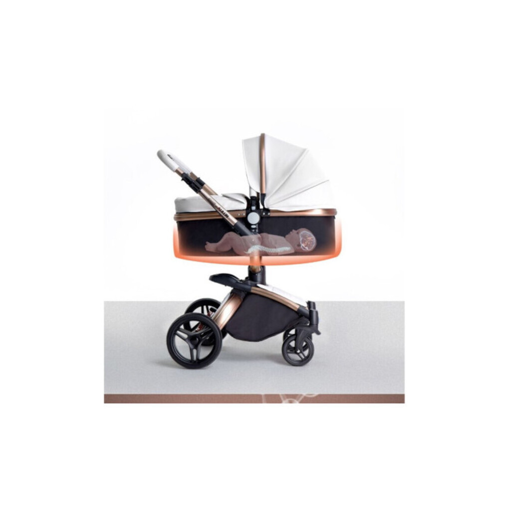 Коляска Bonbonle 2 в 1 AB-906 white (821488) - зображення 6