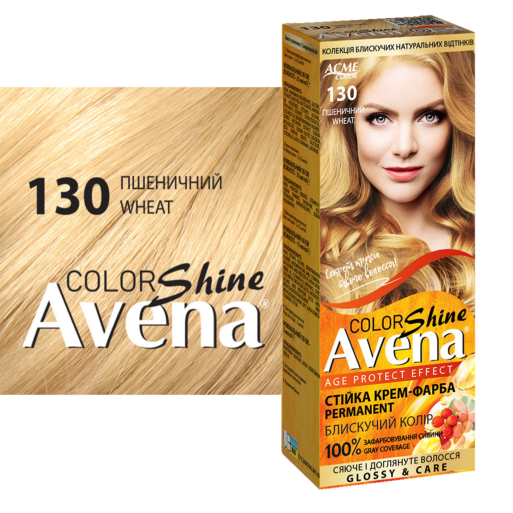 Фарба для волосся Acme Color Avena Shine Color Стійка 130 - Пшеничний (4823115502490) - изображение 3
