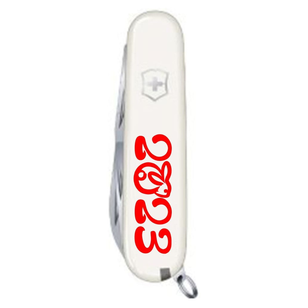 Ніж Victorinox Spartan Zodiac White "Рік Кролика" (1.3603.7_Z2111u) - зображення 4