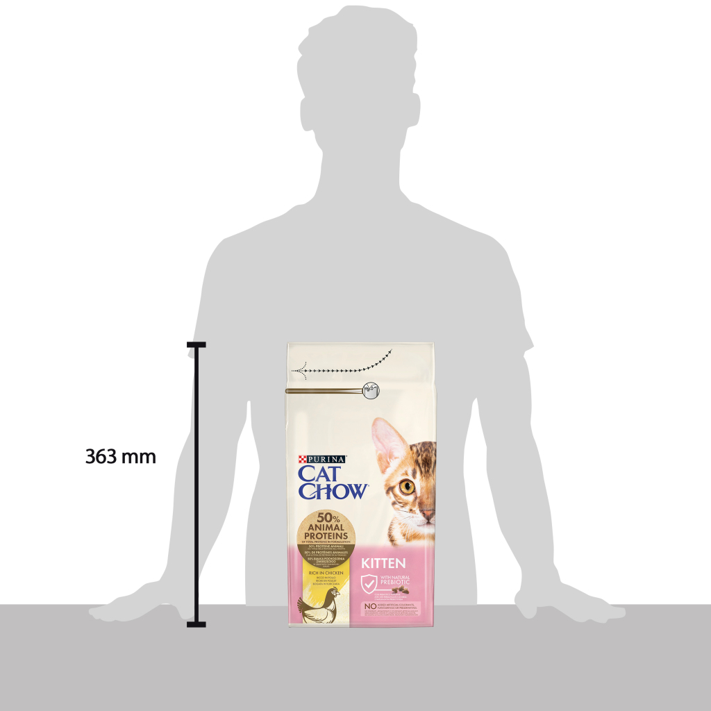 Сухий корм для кішок Purina Cat Chow Kitten з куркою 1.5 кг (5997204513984) - изображение 5