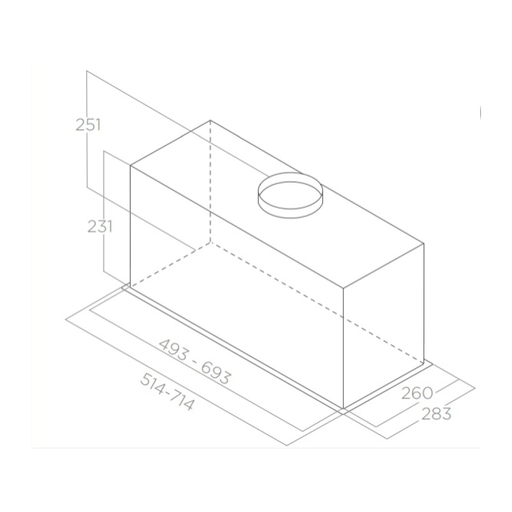 Витяжка кухонна Elica CT23 GR/A/52 - зображення 8