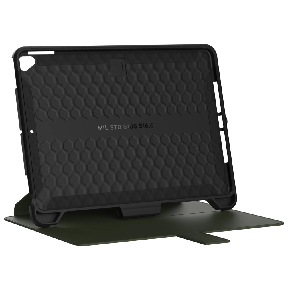 Чохол до планшета UAG iPad 10.2" (2019) Scout Folio, Black/Olive (12191I114072) - зображення 9