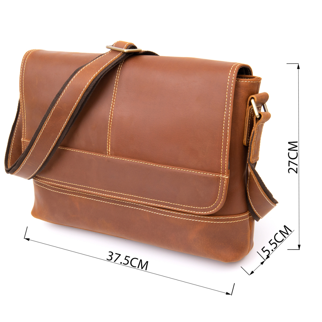 Сумка Vintage Матова Руда (20399) - зображення 3