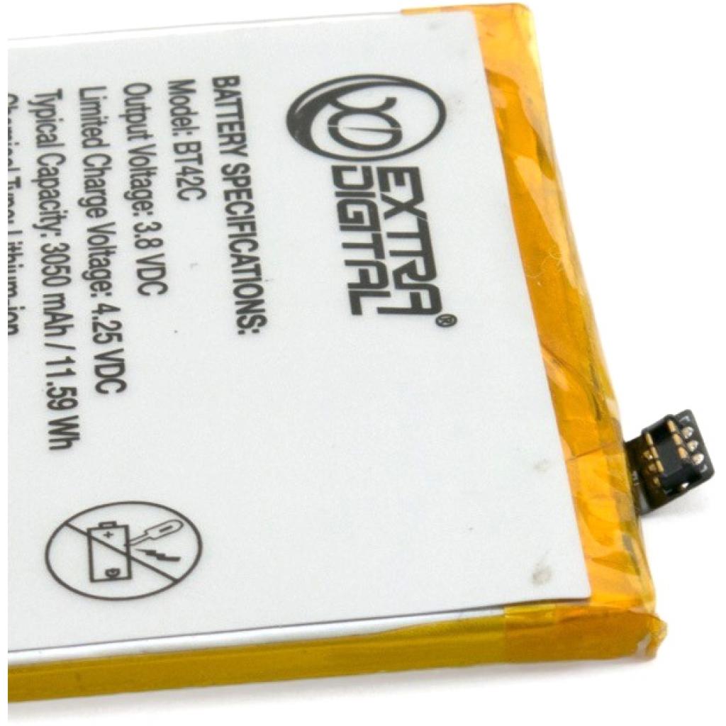 Акумуляторна батарея Extradigital Meizu M2 Note 3050 mAh (BMM6459) - зображення 3