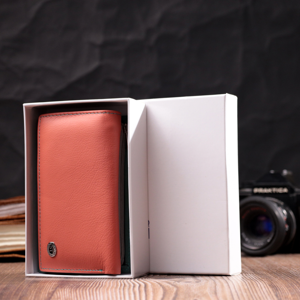 Гаманець ST Leather Шкіряний Різнокольоровий (19441) - зображення 10