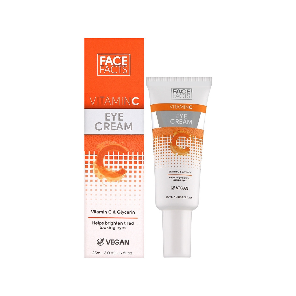 Крем для шкіри навколо очей Face Facts Vitamin C Eye Cream З вітаміном С 25 мл (5031413919486) - зображення 1