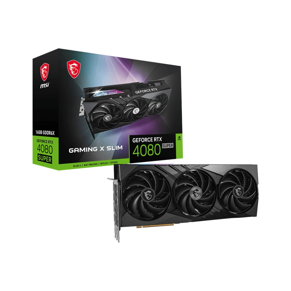 Відеокарта MSI GeForce RTX4080 SUPER 16GB GAMING X SLIM (RTX 4080 SUPER 16G GAMING X SLIM) - изображение 7
