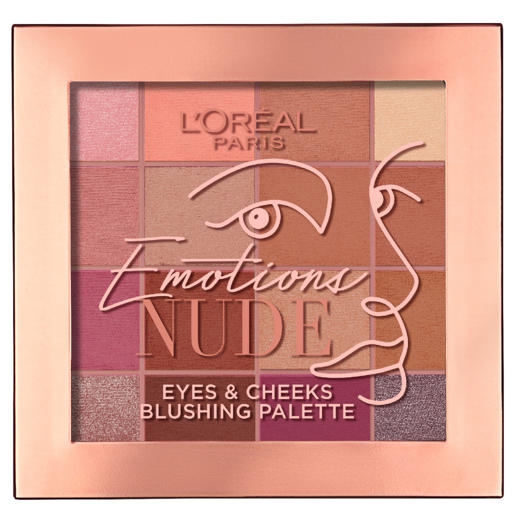Тіні для повік L'Oreal Paris Emotions of Nude палетка тіней та рум'ян 17 г (3600523973705) - зображення 1