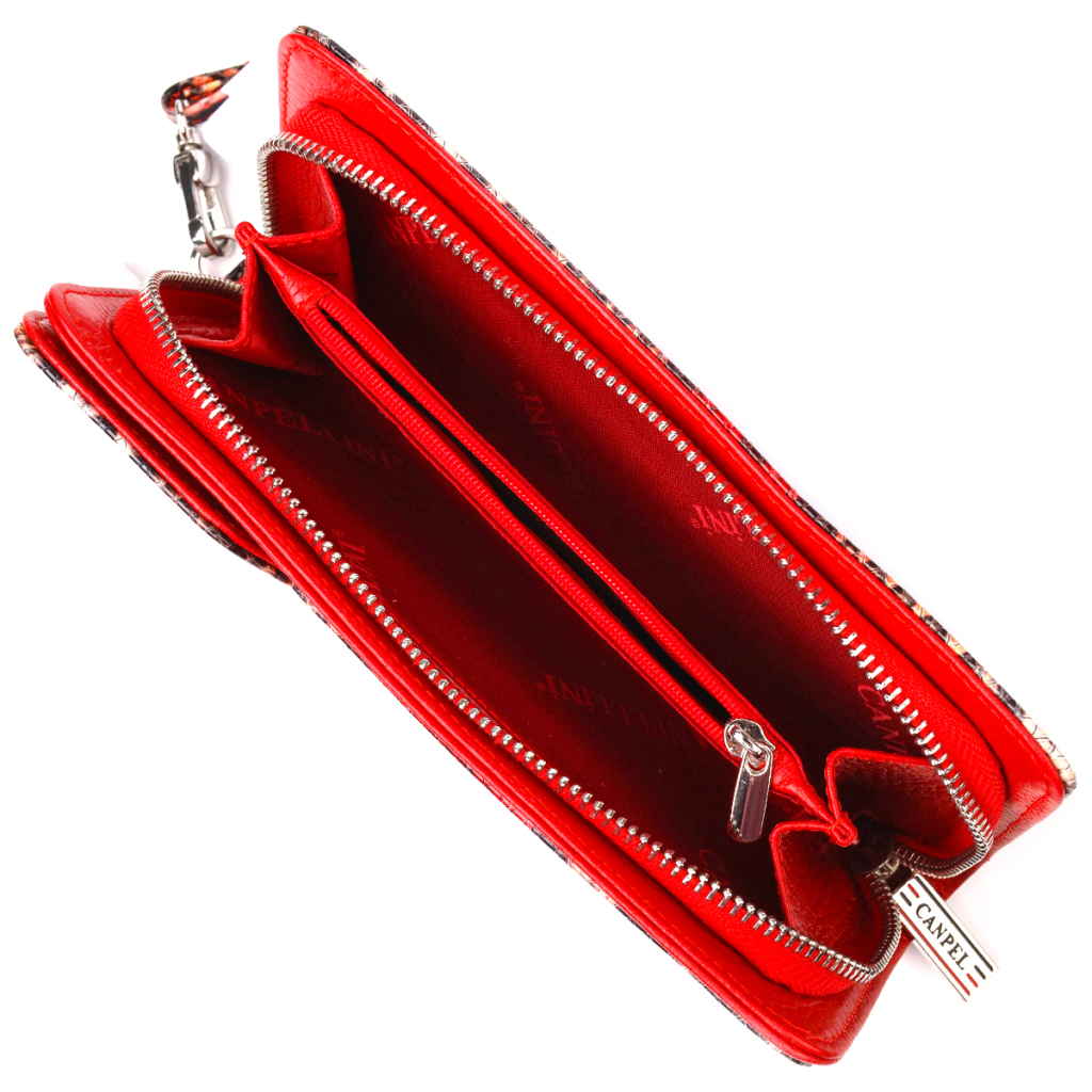 Портмоне Canpellini З натуральної шкіри Різнобарвне (21541) - зображення 6